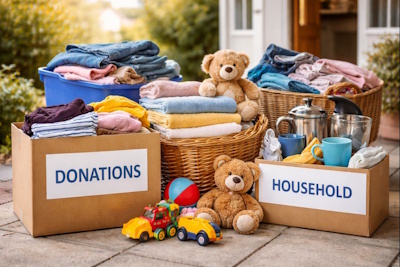 Clothes and household donations
